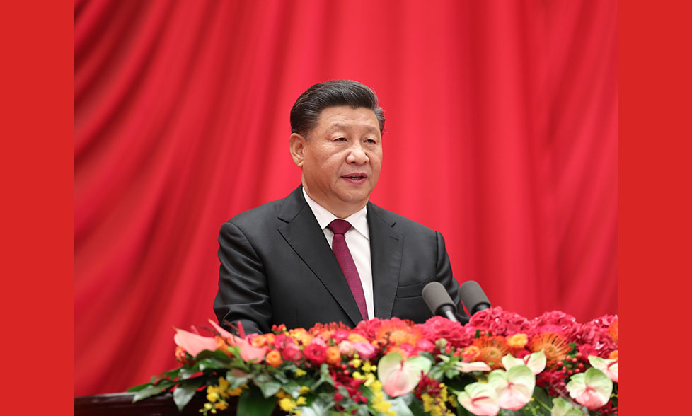 Xi stresses unity, striving for national rejuvenation at PRC anniversary reception